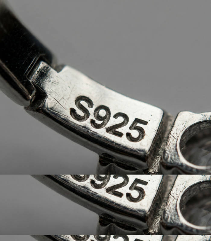 Silver Triple Pear Hinged Hoop