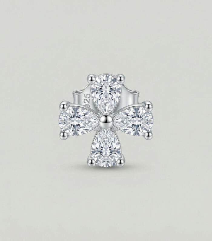Marquise Crown Fan Labret Stud