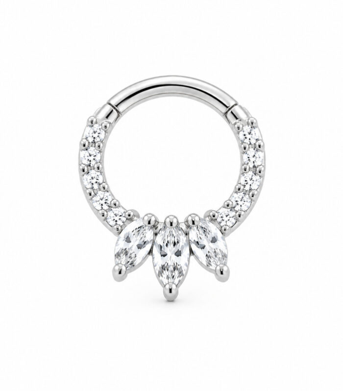 Triple Marquise Segment Ring