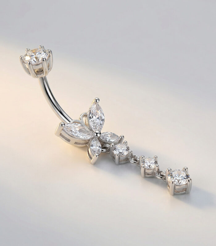 Butterfly Drop Belly Ring
