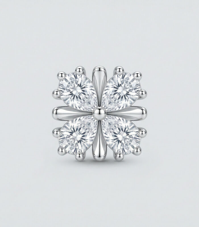 Crown Flower Labret Stud
